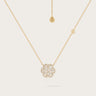 Collier Flora en Or Jaune