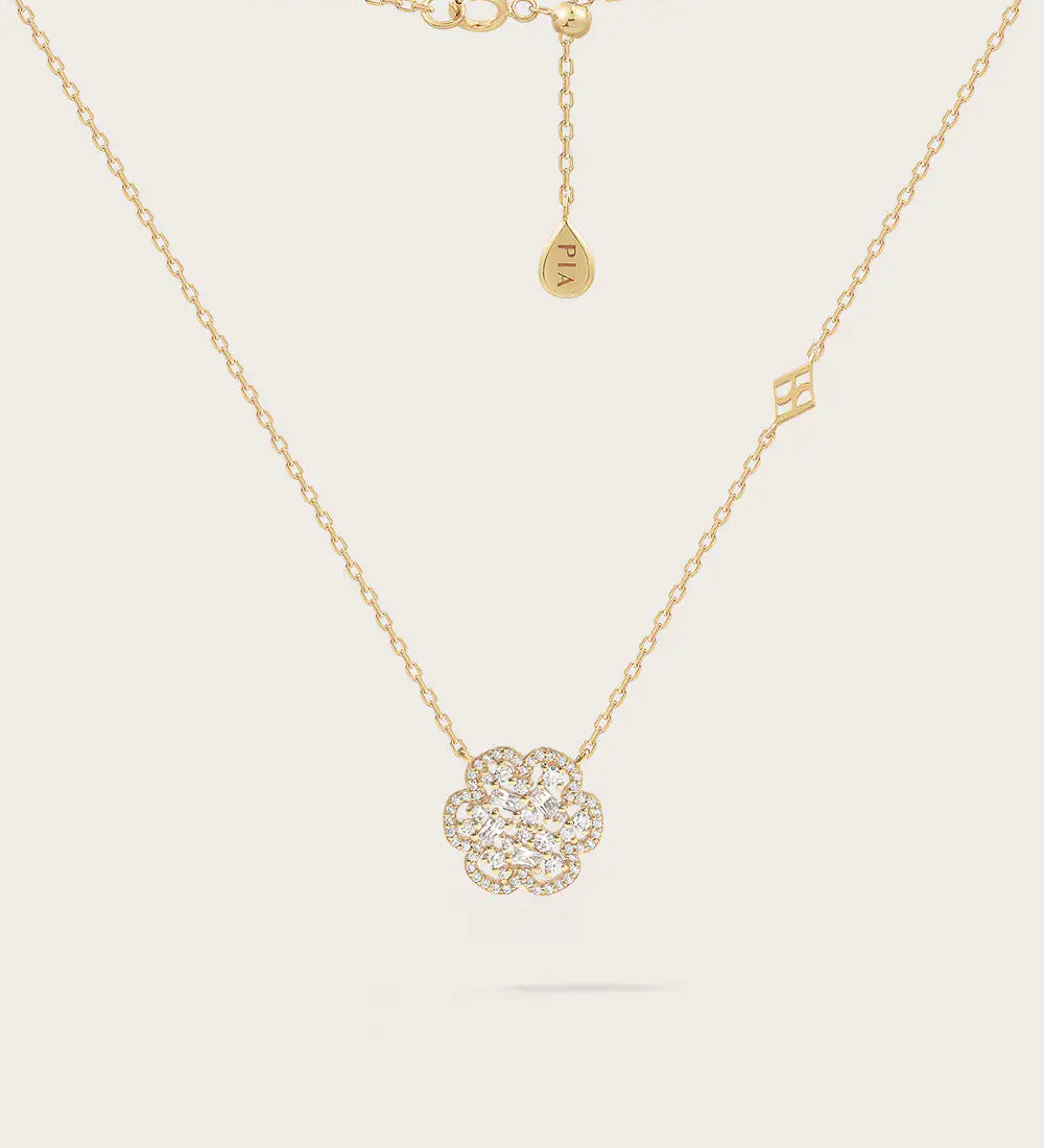 Collier Flora en Or Jaune
