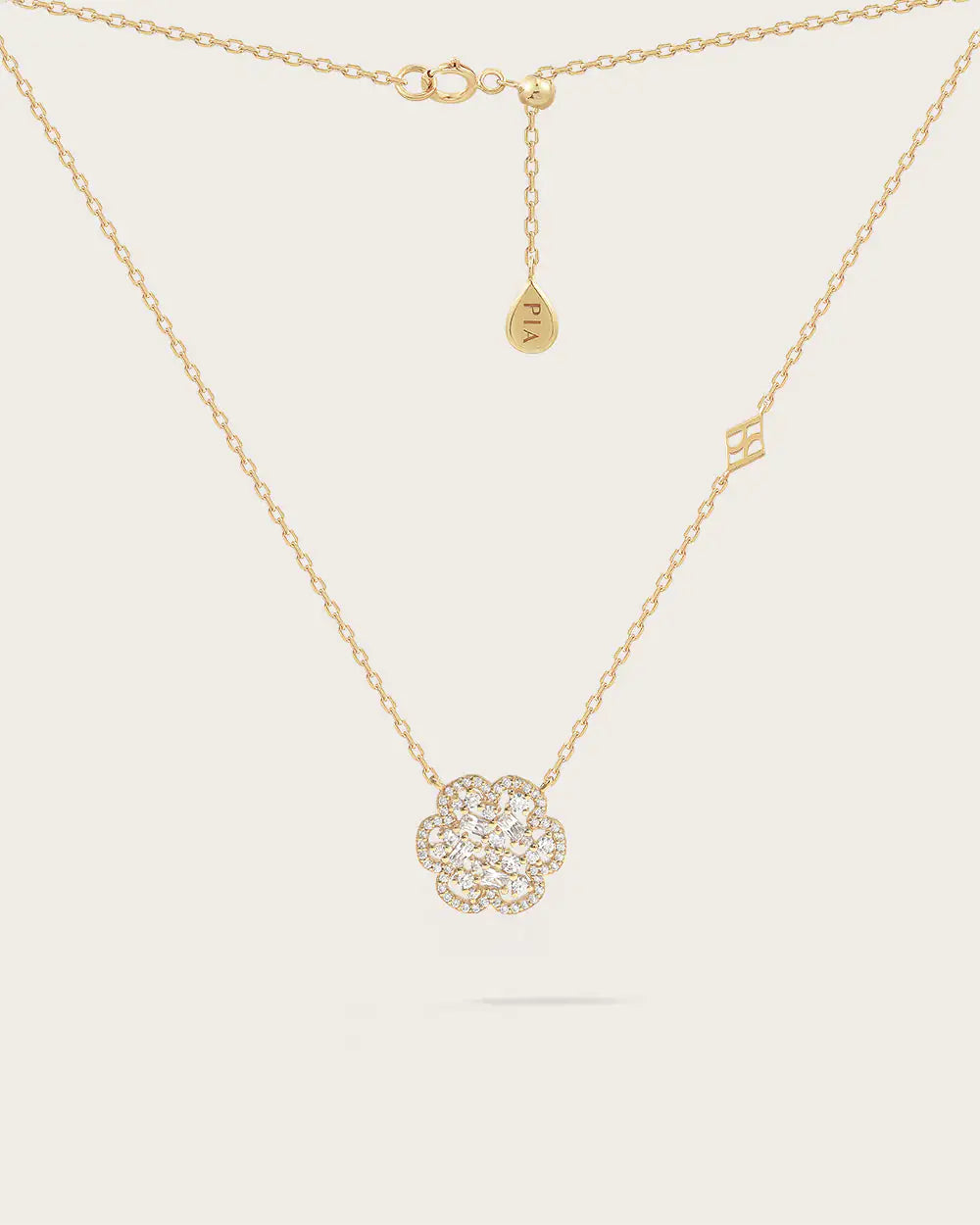 Collier Flora en Or Jaune