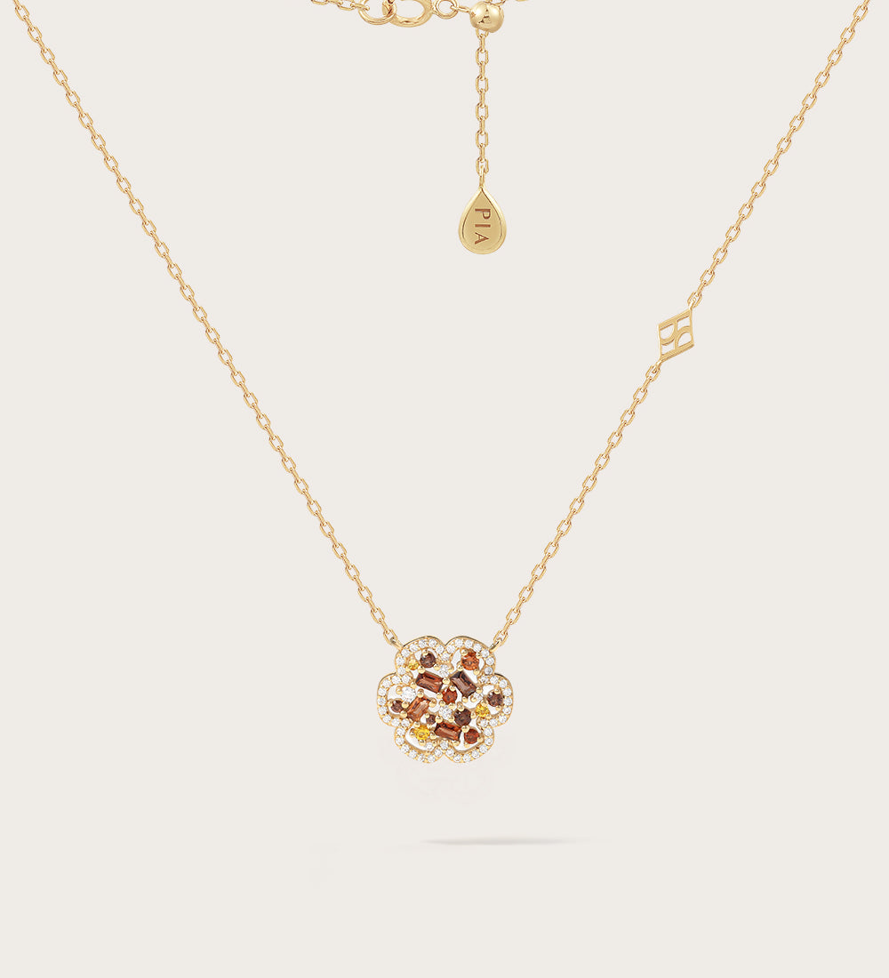 Collier Flora Brune - Main Image