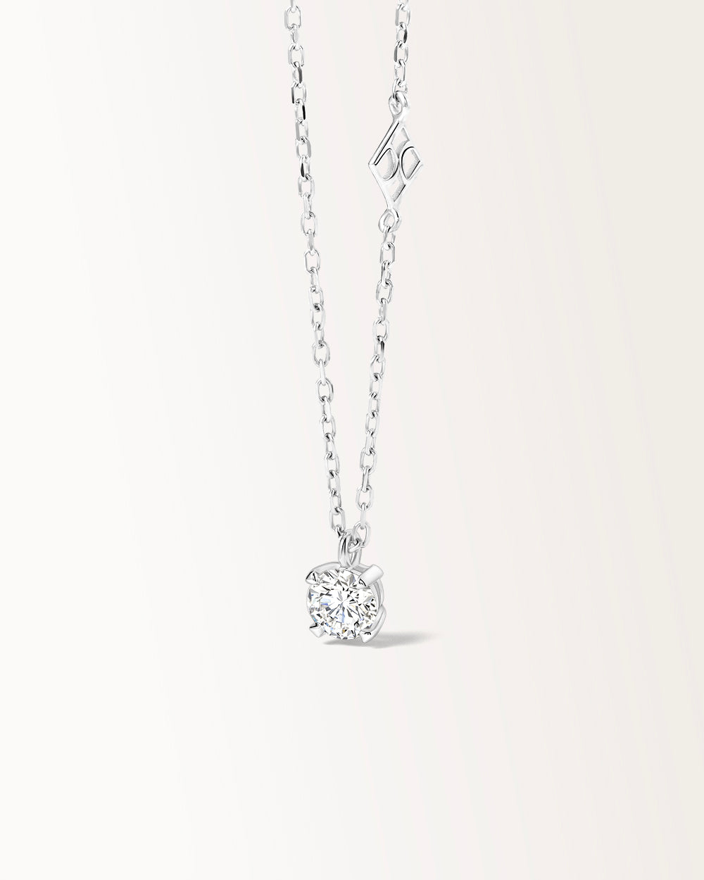 Collier Infini 0.30 carat en or blanc et diamant 