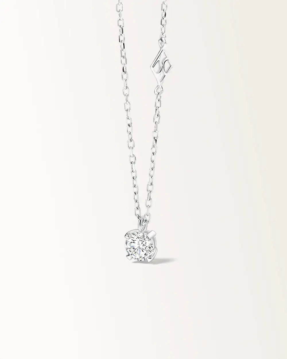 Collier Infini 0.30 carat en or blanc et diamant 