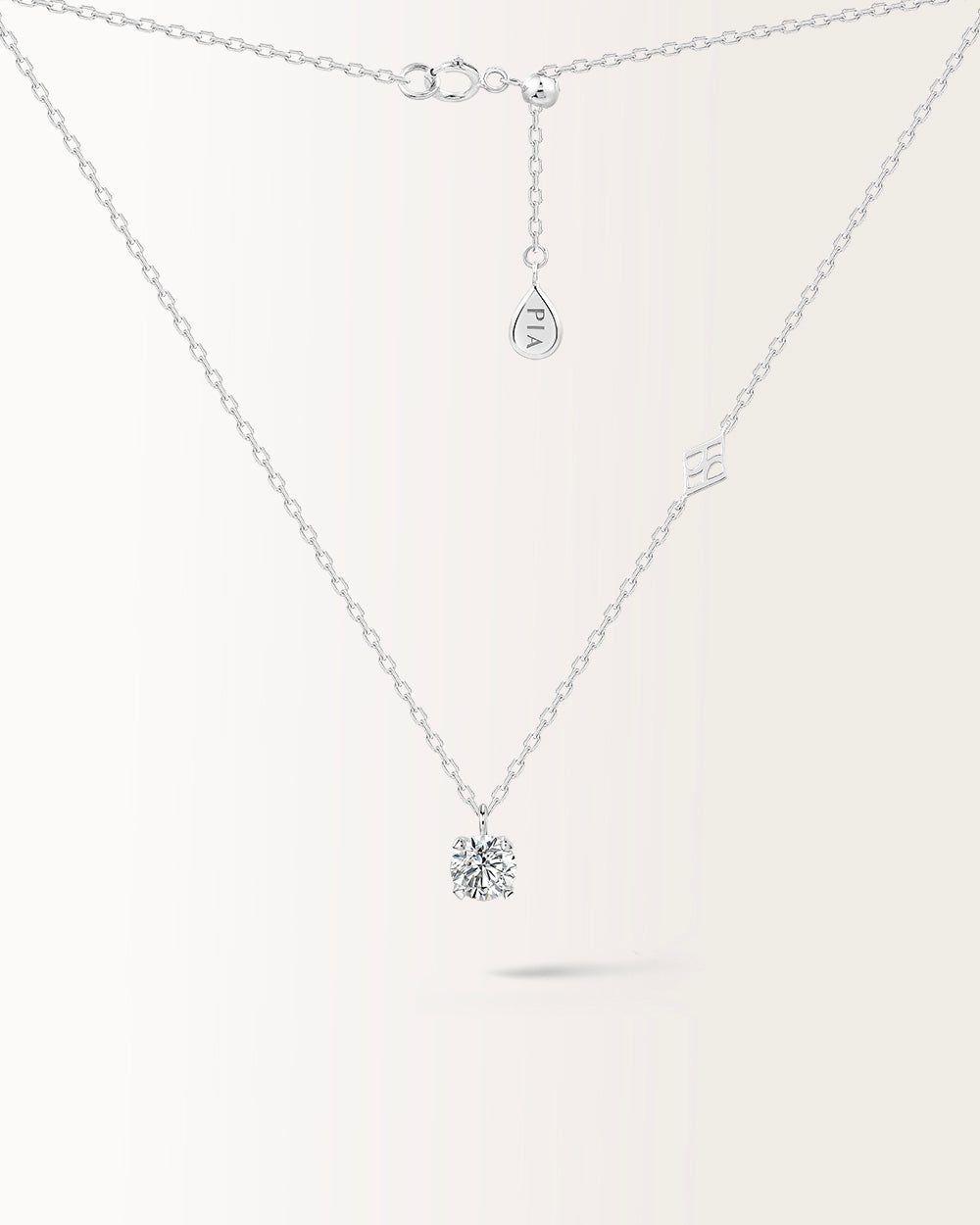 Collier Infini 0.30 carat en or blanc et diamant 