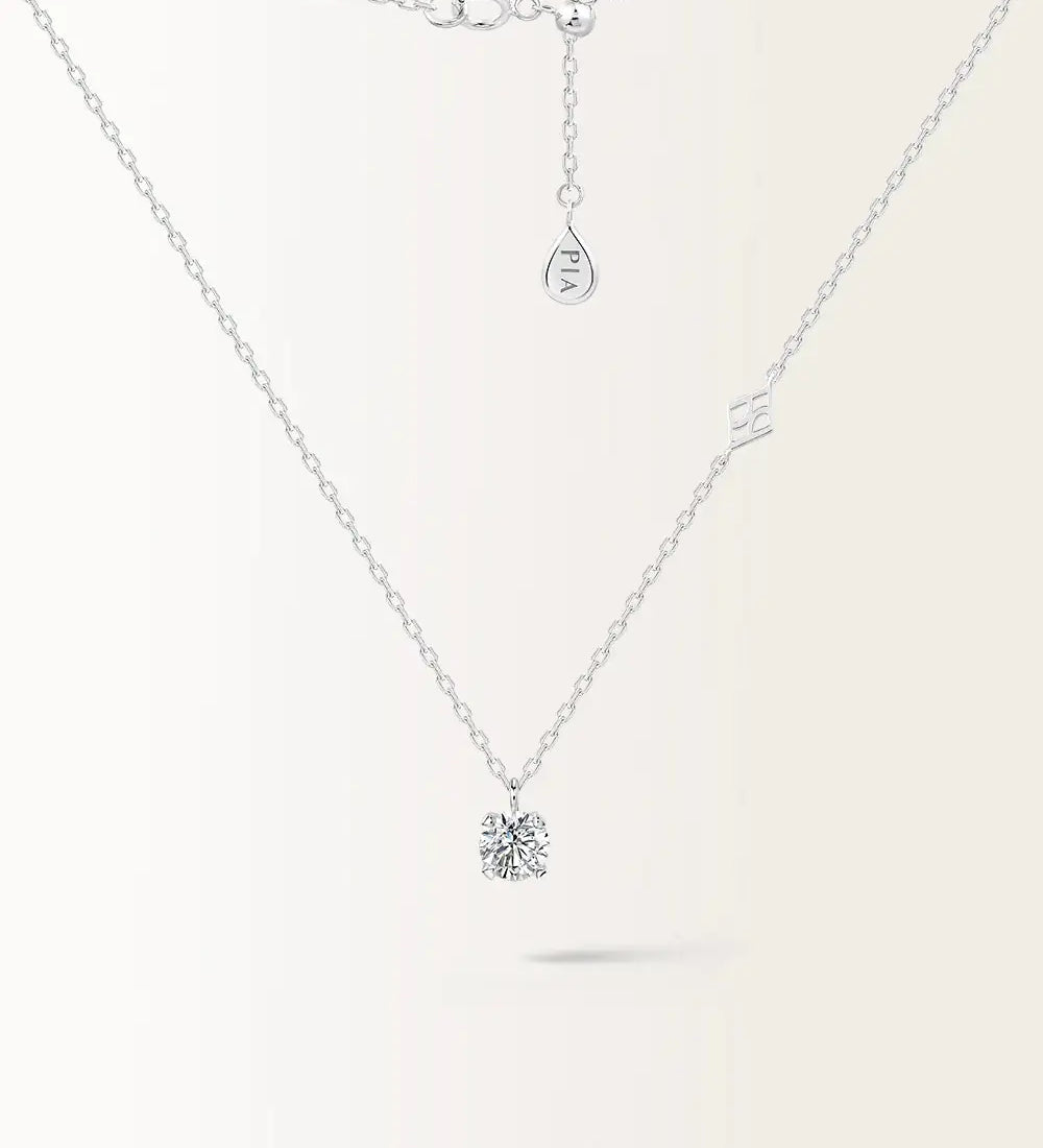 Collier Infini 0.30 carat en or blanc et diamant 