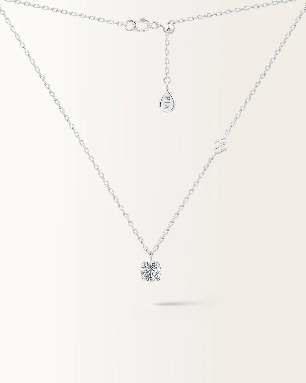 Collier Infini 0.30 carat en or blanc et diamant 