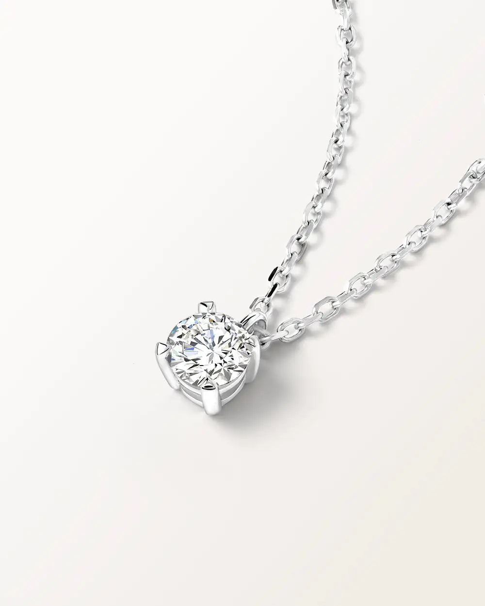Collier Infini 0.50 carat en or blanc et diamant 