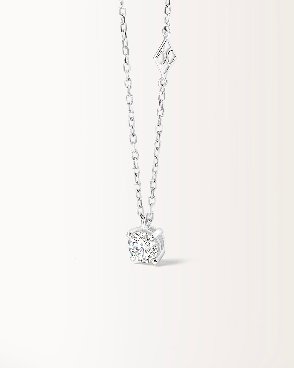 Collier Infini 0.50 carat en or blanc et diamant 