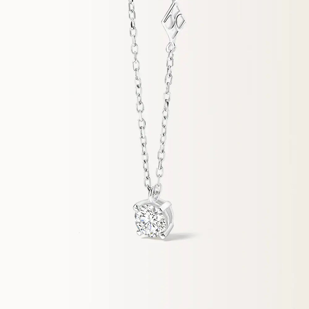 Collier Infini 0.50 carat en or blanc et diamant 