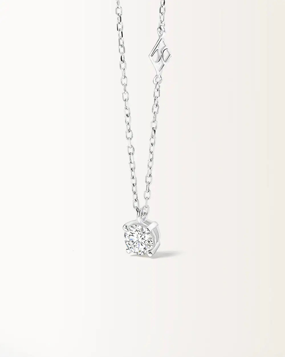 Collier Infini 0.50 carat en or blanc et diamant 