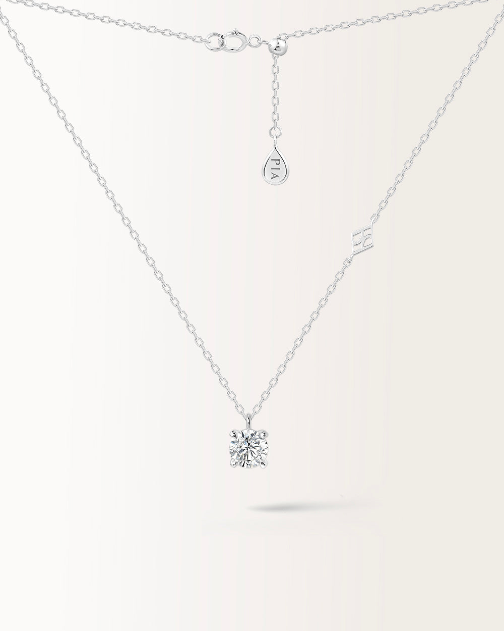 Collier Infini 0.50 carat en or blanc et diamant 