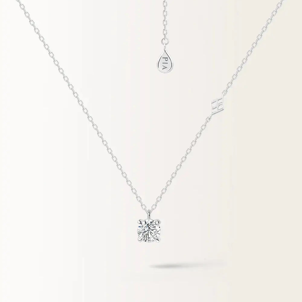 Collier Infini 0.50 carat en or blanc et diamant 