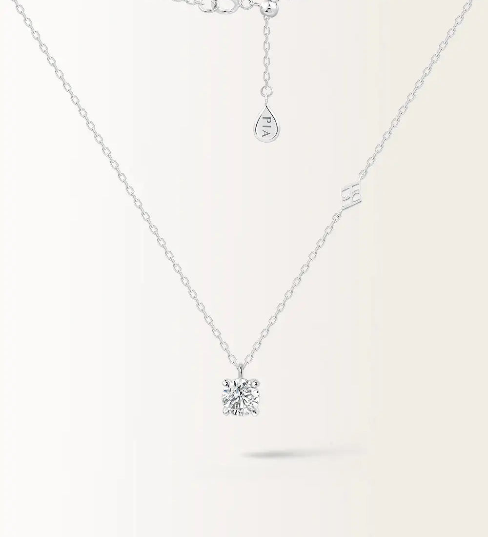Collier Infini 0.50 carat en or blanc et diamant 