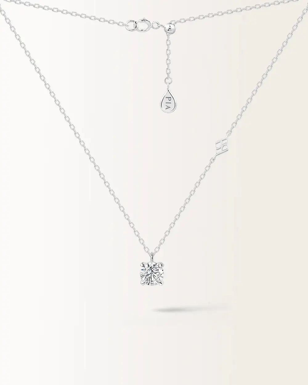 Collier Infini 0.50 carat en or blanc et diamant 