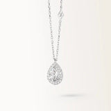 Collier Aura 0.65 carat en or blanc et diamant de synthèse