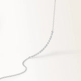 Collier Pure 0.45 carat en or blanc et diamant de synthèse