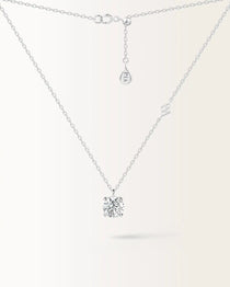 Collier Infini 1 carat en or blanc et diamant