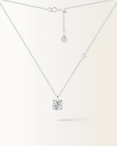 Collier Infini 1 carat en or blanc et diamant
