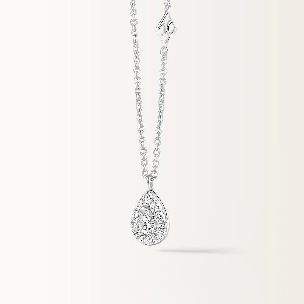 Collier Bagatelle en or blanc et Diamant de laboratoire 