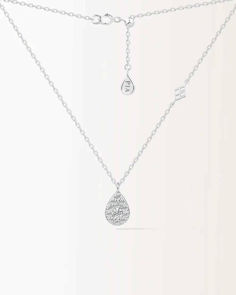 Collier Bagatelle en or blanc et Diamant de laboratoire 