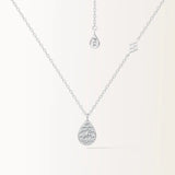 Collier Bagatelle en or blanc et Diamant de laboratoire 