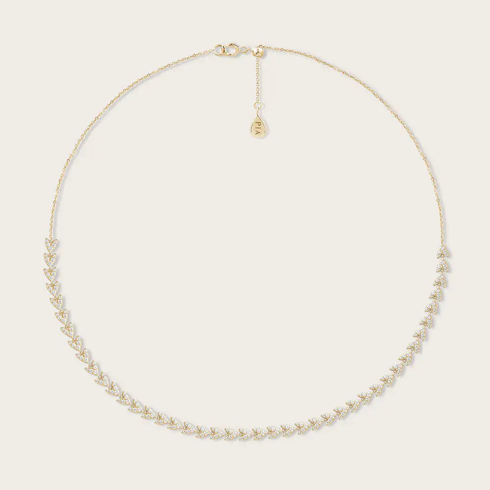 Collier Couronne Or Jaune