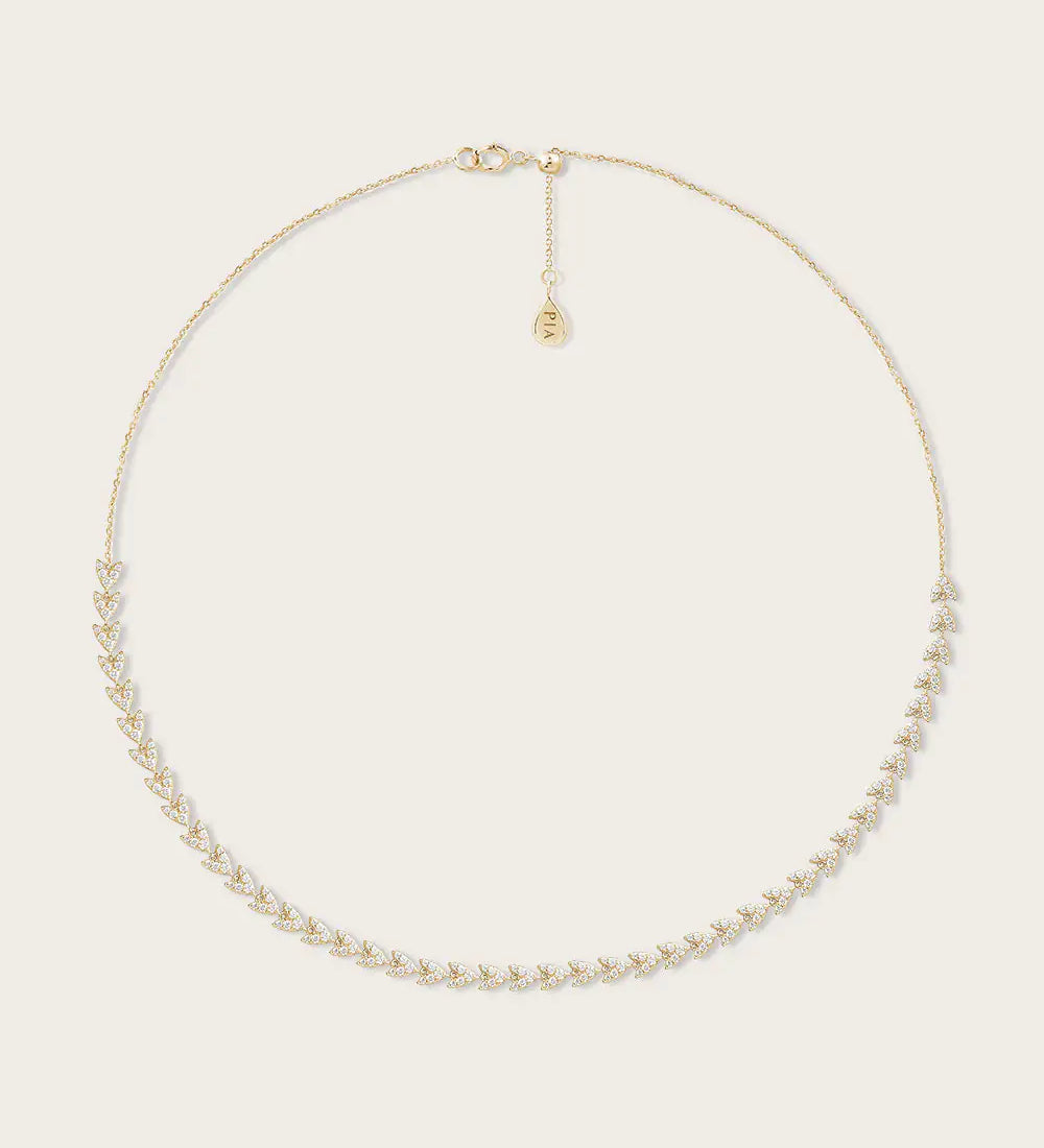 Collier Couronne Or Jaune