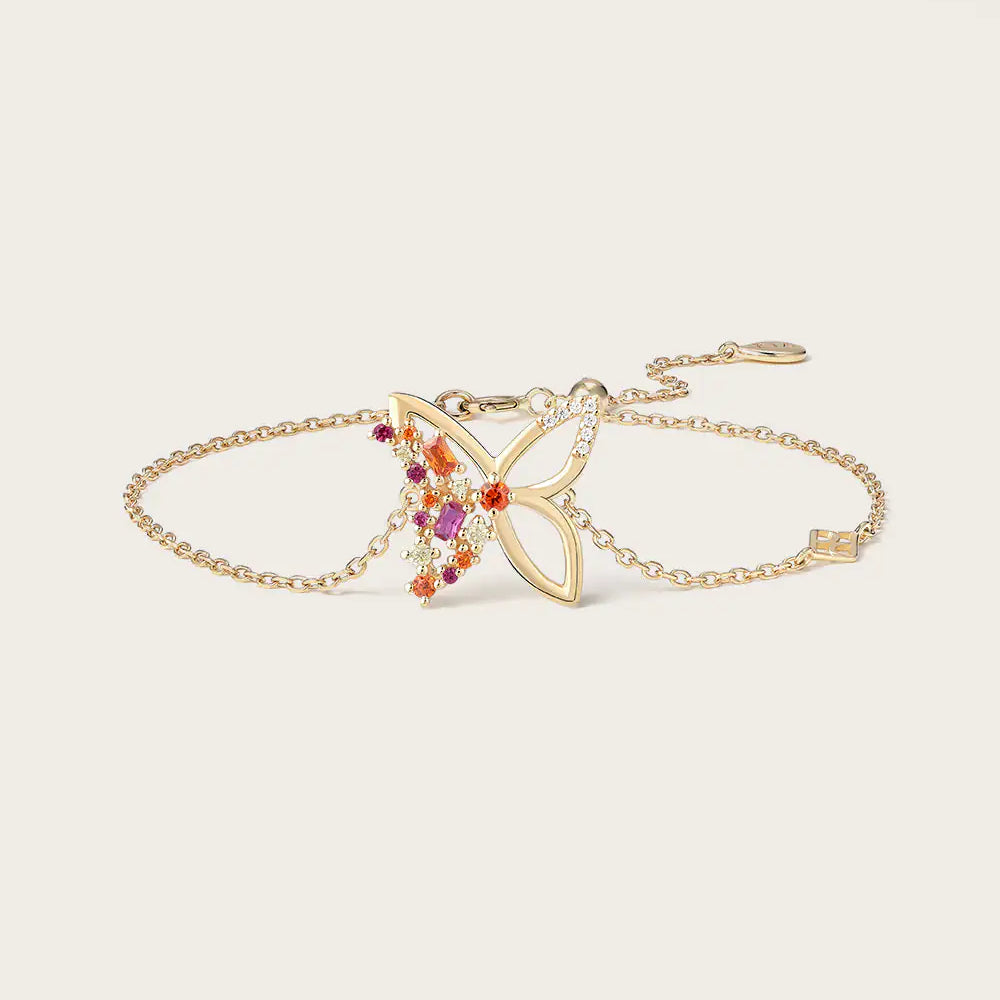 Bracelet Lila Rosée en Or Jaune