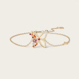 Bracelet Lila Rosée en Or Jaune