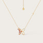 Collier Lila Rosée en Or Jaune
