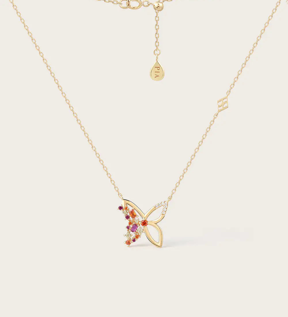 Collier Lila Rosée en Or Jaune
