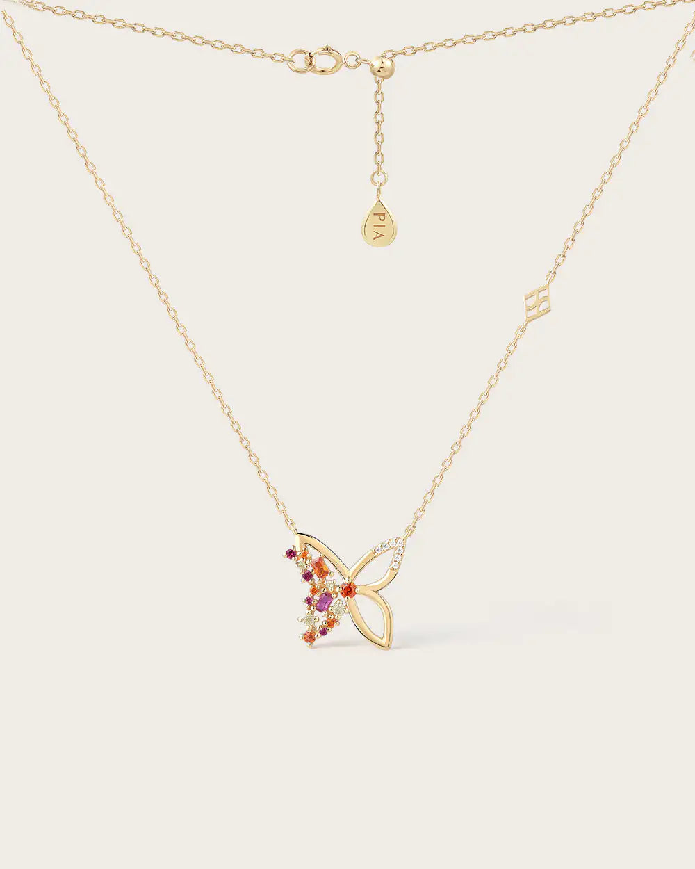 Collier Lila Rosée en Or Jaune
