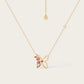 Collier Lila Rosée en Or Jaune