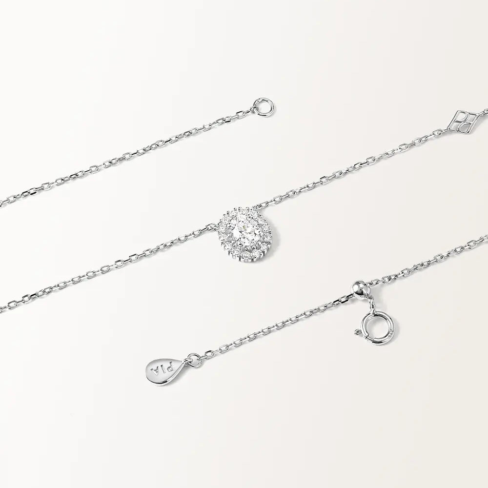 Collier Hanae Or Blanc 