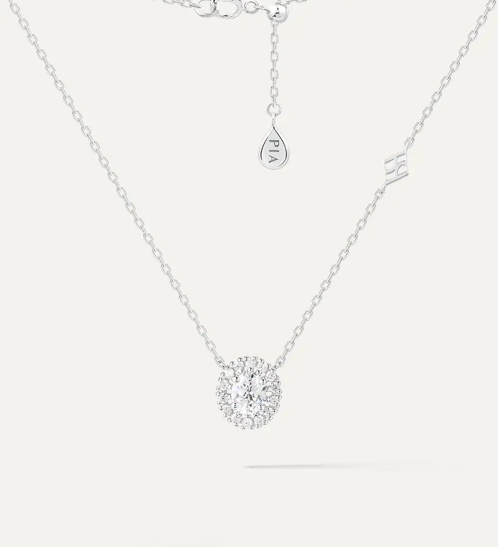 Collier Hanae Or Blanc 