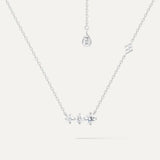 Collier Trois en Or blanc