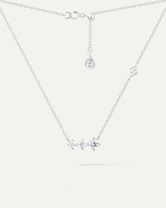 Collier Trois en Or blanc