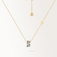 collier Baby Ophélie Bleue en Or Jaune