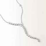 Collier Grâce 1.33 carats en or blanc et diamant de synthèse