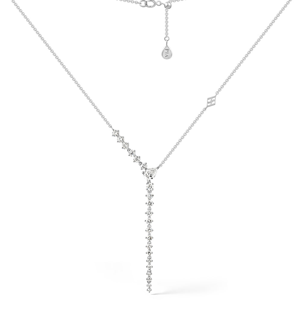 Collier Grâce 1.33 carats en or blanc