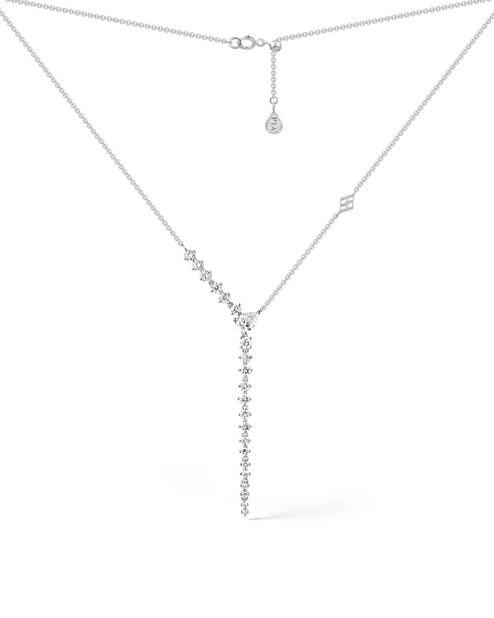 Collier Grâce 1.33 carats en or blanc