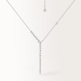 Collier Grâce 1.33 carats en or blanc et diamant de synthèse