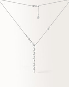 Collier Grâce 1.33 carats en or blanc et diamant de synthèse