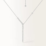 Collier Grâce 1.33 carats en or blanc et diamant de synthèse