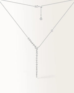 Collier Grâce 1.33 carats en or blanc et diamant de synthèse