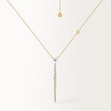 Collier Alba1.43 carats en Or Jaune et diamant de synthèse