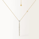 Collier Alba1.43 carats en Or Jaune et diamant de synthèse