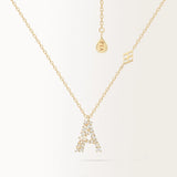 Collier Initiale A en or jaune