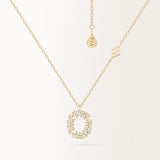 Collier Initiale O en or jaune
