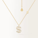 Collier Initiale S en or jaune