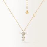 Collier Initiale T en or jaune